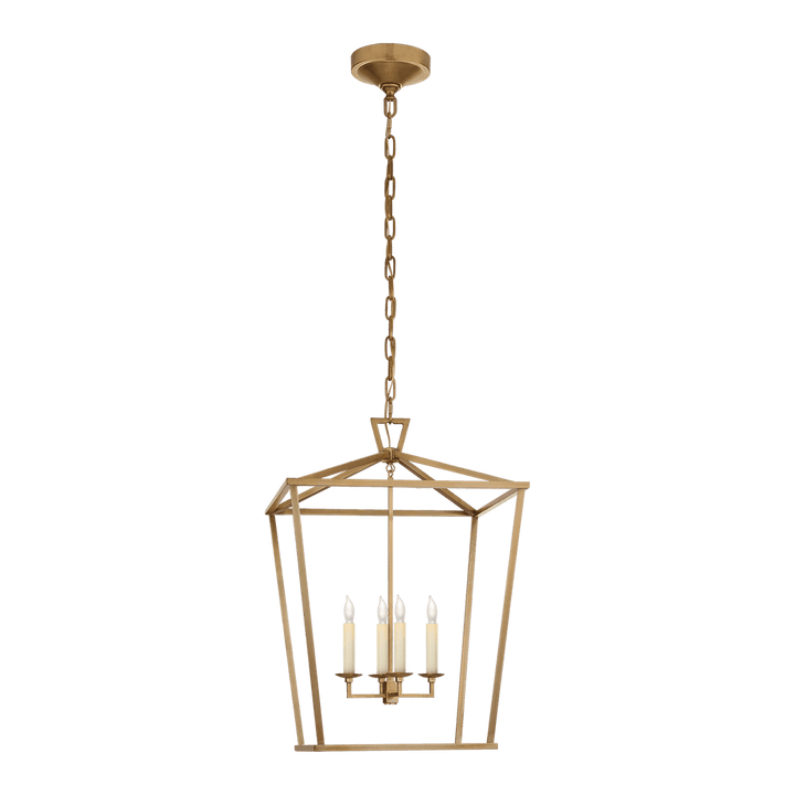Darlana Medium Lantern - Antique- Burnished Brass Visual Comfort 1