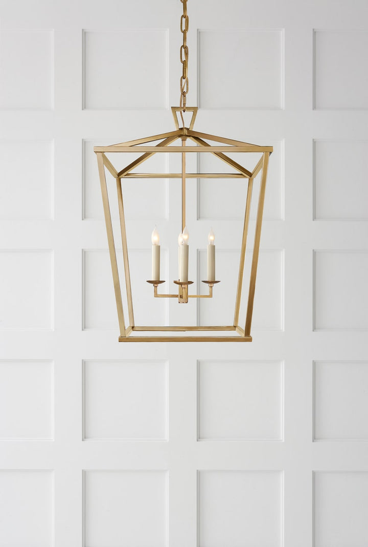 Darlana Medium Lantern - Antique- Burnished Brass Visual Comfort 2