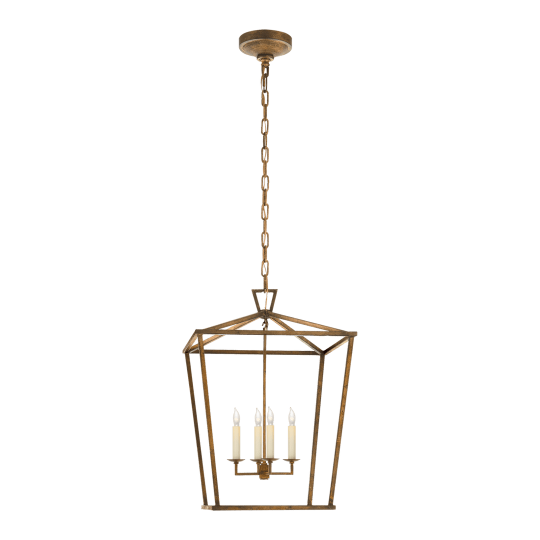 Darlana Medium Lantern - Gilded Iron Visual Comfort 1