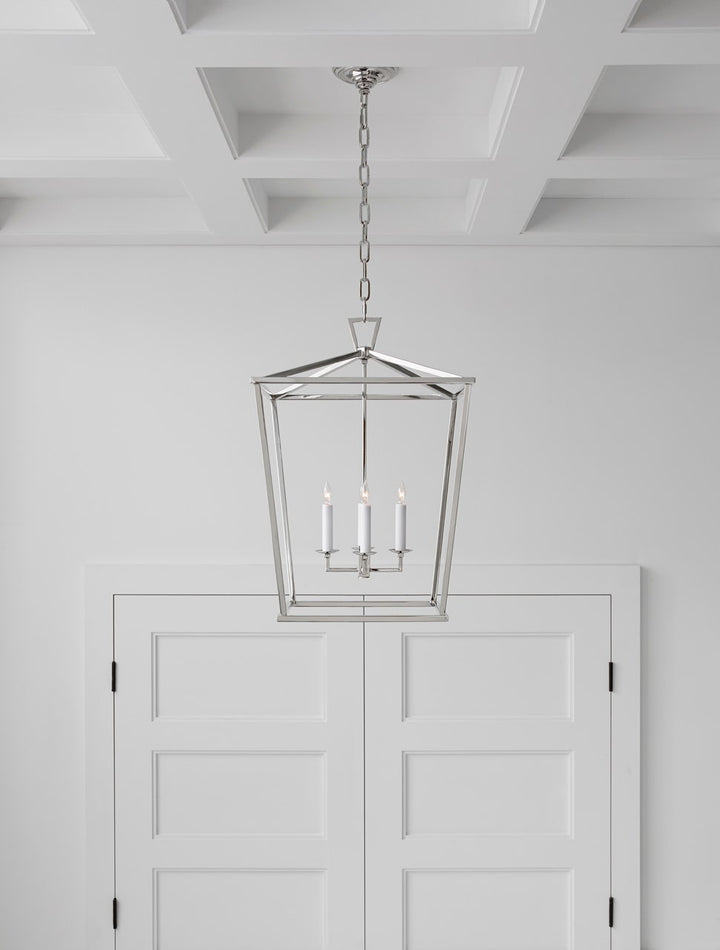 Darlana Medium Lantern - Polished Nickel Visual Comfort 2