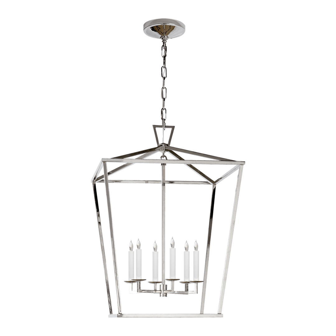Darlana Large Lantern - Polished Nickel Visual Comfort 1