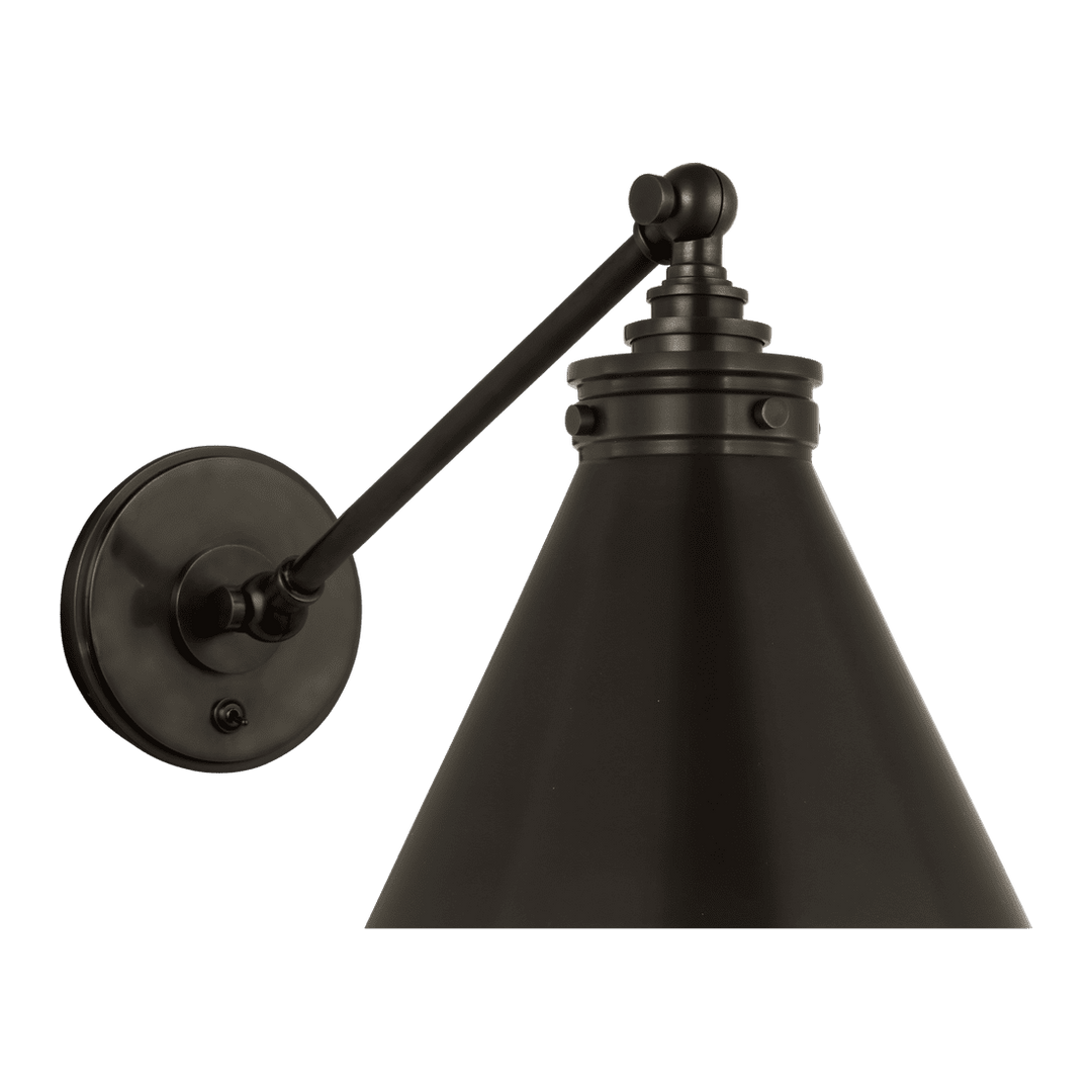 Parkington Single Library Wall Light - Bronze Visual Comfort 1