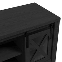 O&Co Flora Media Unit in Black & Glass