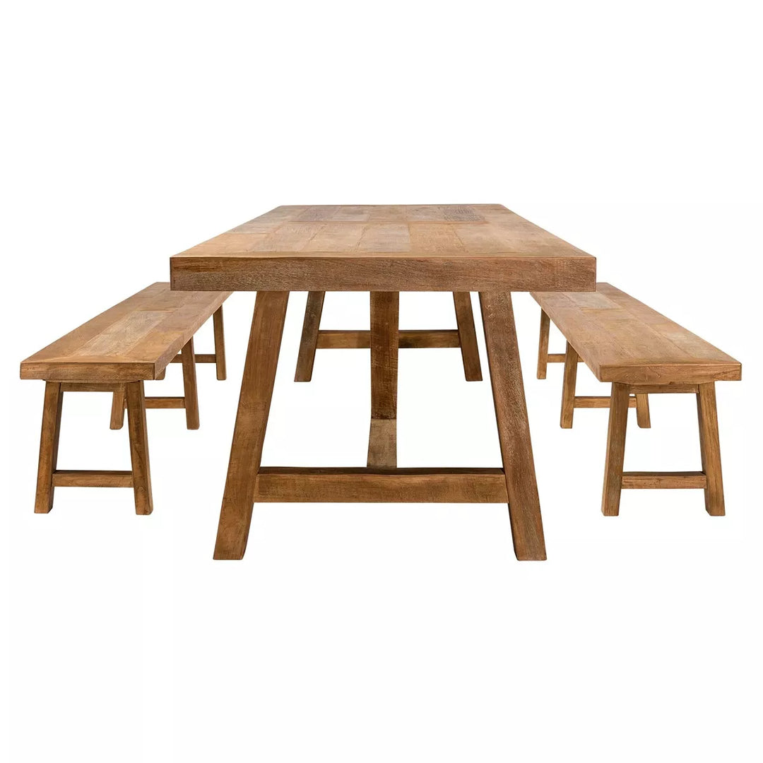 Monastery Bench - Recycled Teakwood