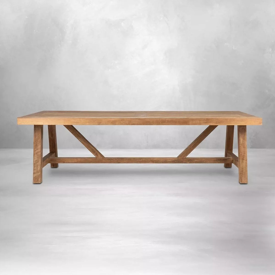 Monastery Rectangular Dining Table - Recycled Teakwood