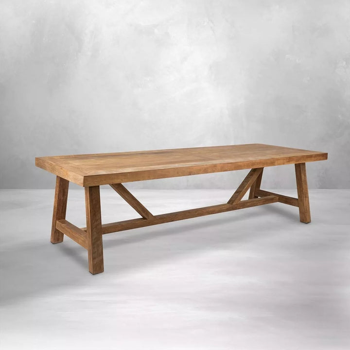 Monastery Rectangular Dining Table - Recycled Teakwood