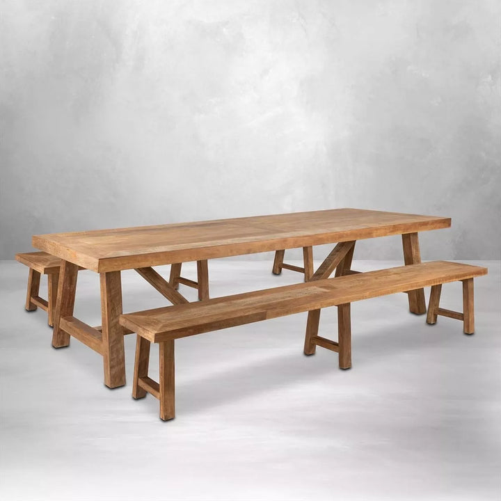 Monastery Rectangular Dining Table - Recycled Teakwood