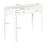 DI Designs Radford Console Table - White