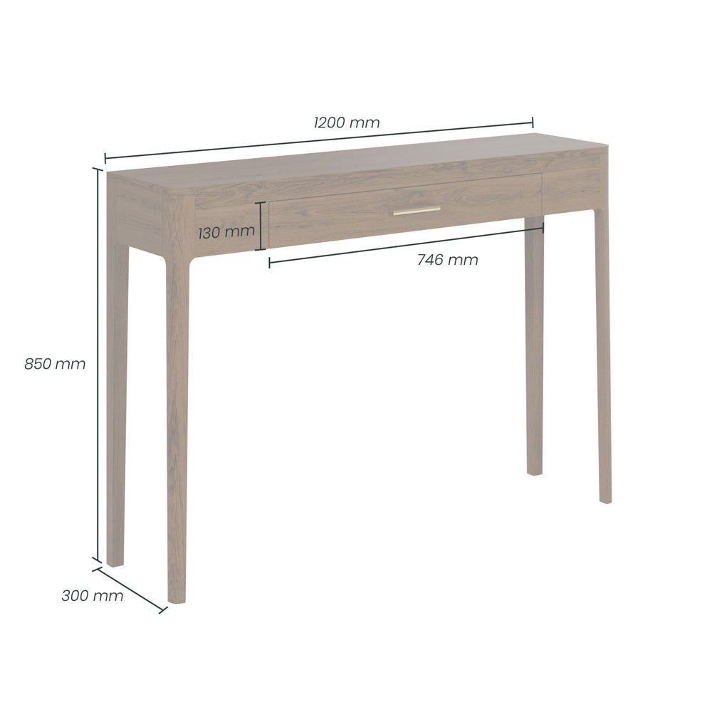 DI Designs Abberley Console Table - Brown