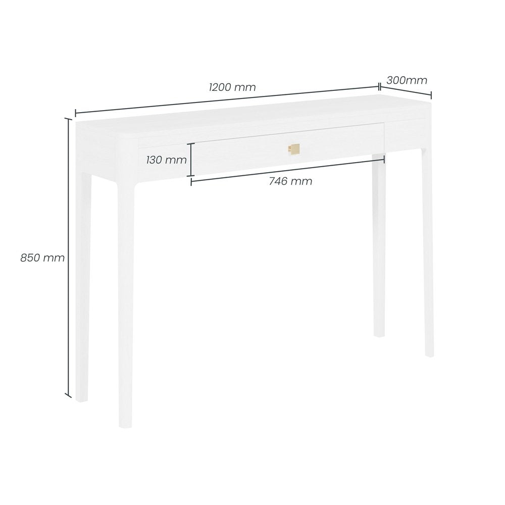 DI Designs Abberley Console Table - White