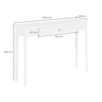 DI Designs Abberley Console Table - White