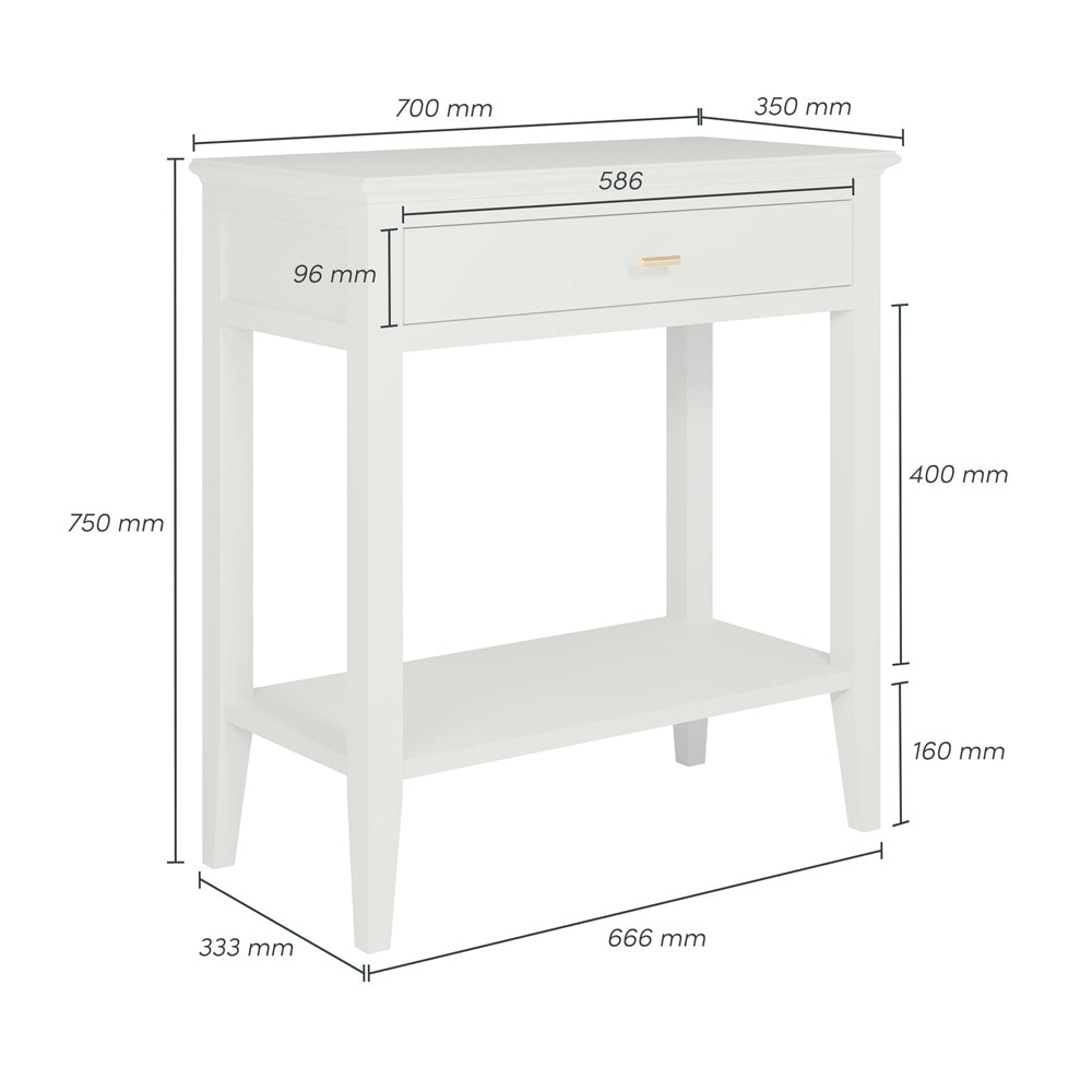 DI Designs Chilworth Console Table - Grey