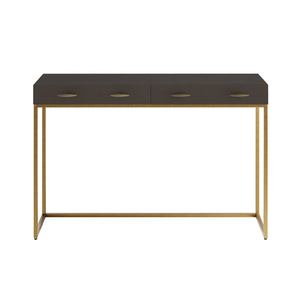 DI Designs Hampton Console - Brown Shagreen