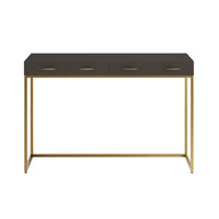 DI Designs Hampton Console - Brown Shagreen