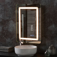 Olivia's Colorado LED Portrait Bathroom Mirror