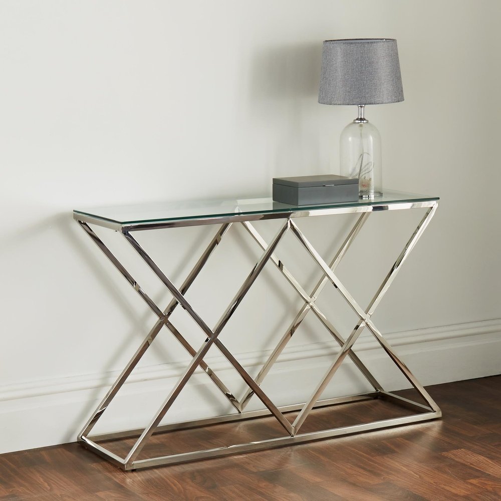 Native Home Console Table Pyramid