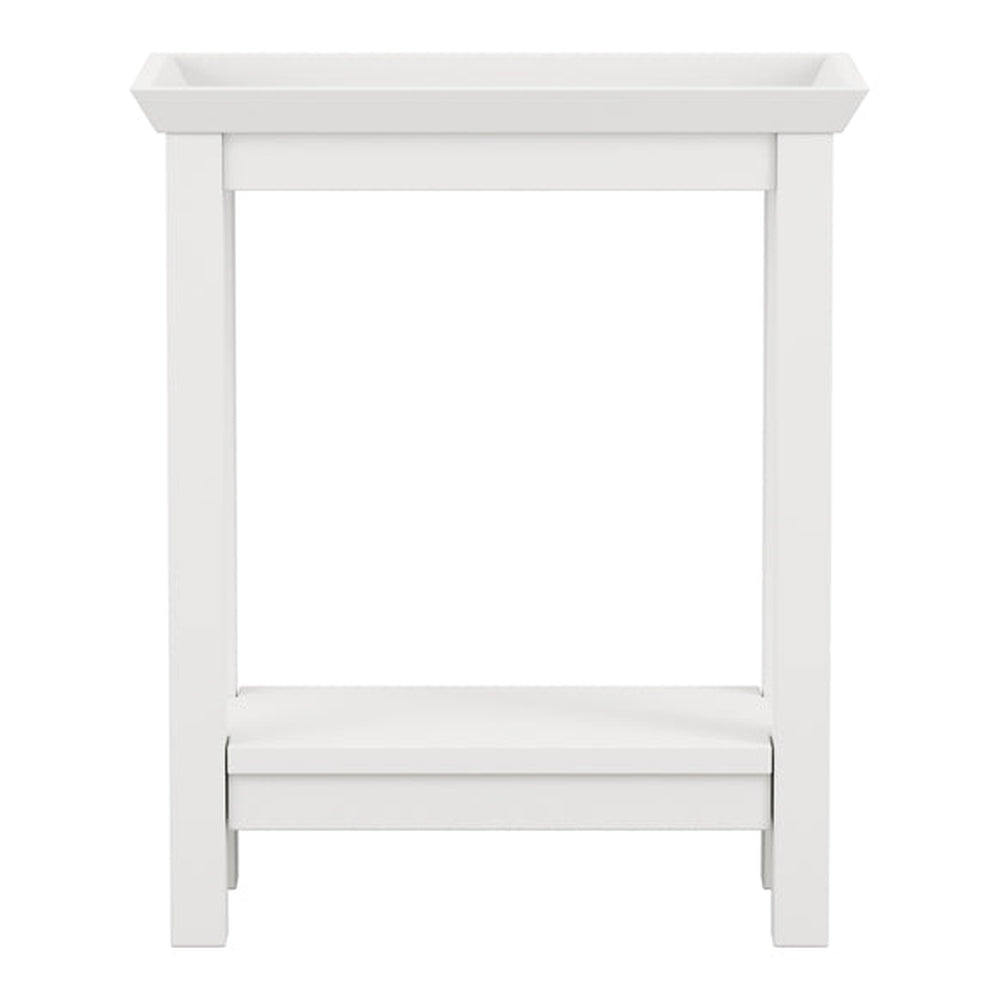 Mimi Rectangular Side Table - White LPD Home 1