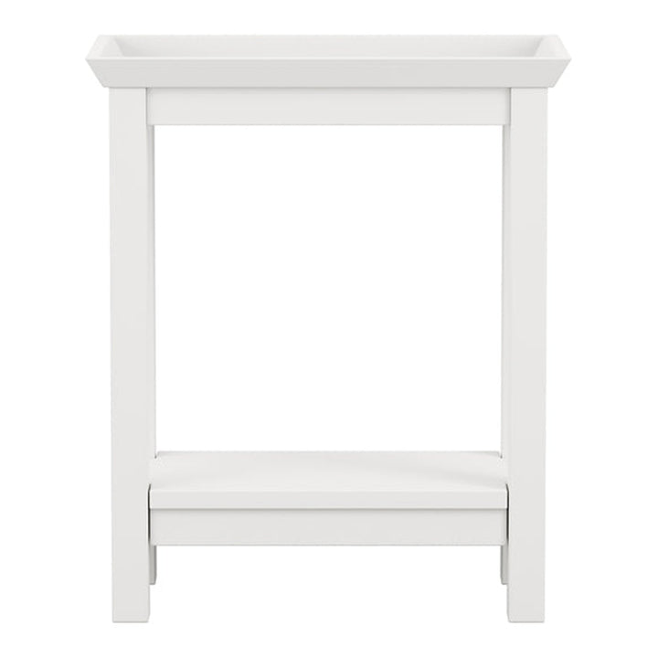 Mimi Rectangular Side Table - White LPD Home 1