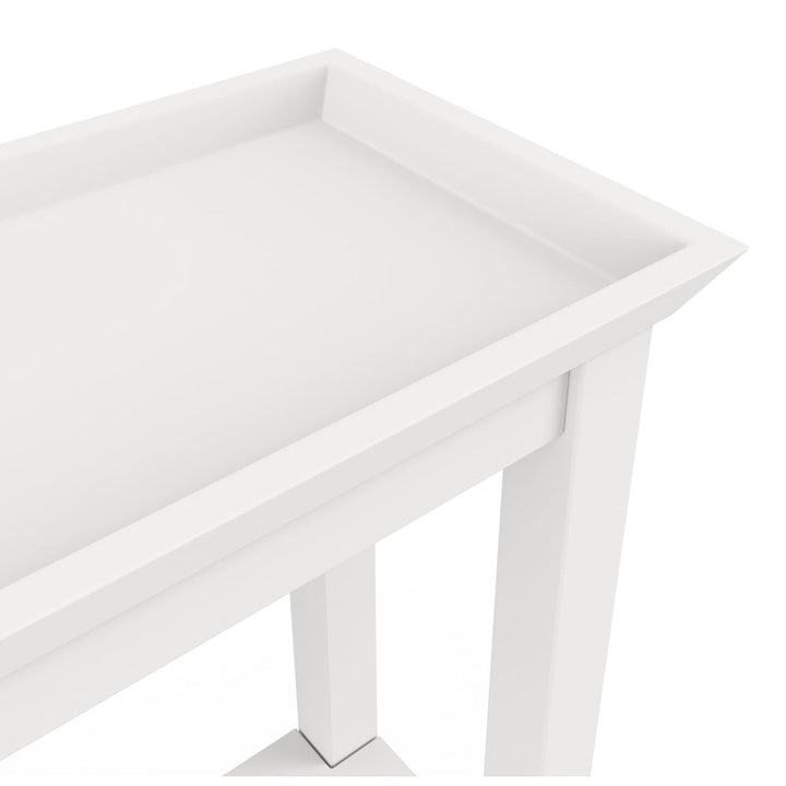 Mimi Rectangular Side Table - White LPD Home 5
