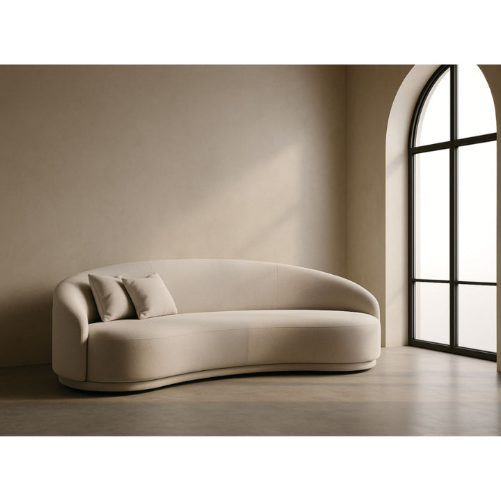 Cove 4-Seater Sofa - Avery Velour Cream Tommy Franks 3