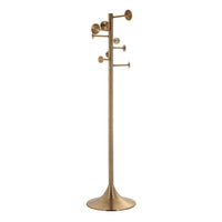 Richmond Interiors Haley Brushed Gold Coat Rack