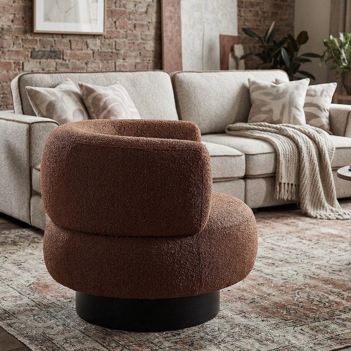 Redeo Swivel Occasional Chair (Crib 5) - Capela Fennel Seed