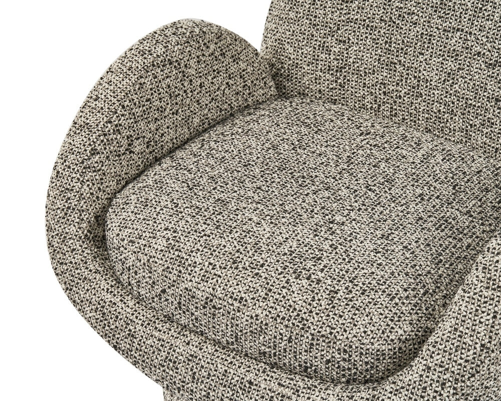 Arles Occasional Swivel Chair Crib 5 - Dexter Sparkle Stone LiangAndEimil 6