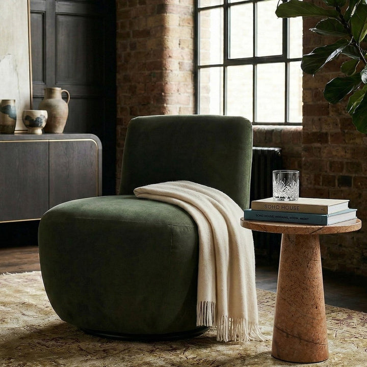 Hopper Swivel Occasional Chair (Crib 5) - Hopper Moss