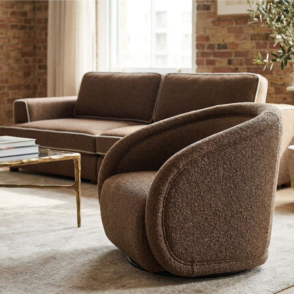 Alice Swivel Occasional Chair (Crib 5) - Capela Fennel Seed