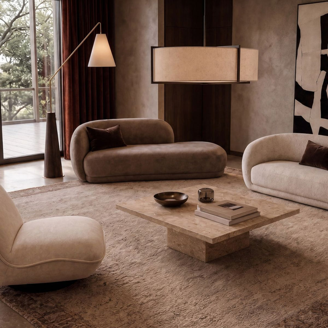 Curva Chaise Sofa (Crib 5) - Hopper Taupe