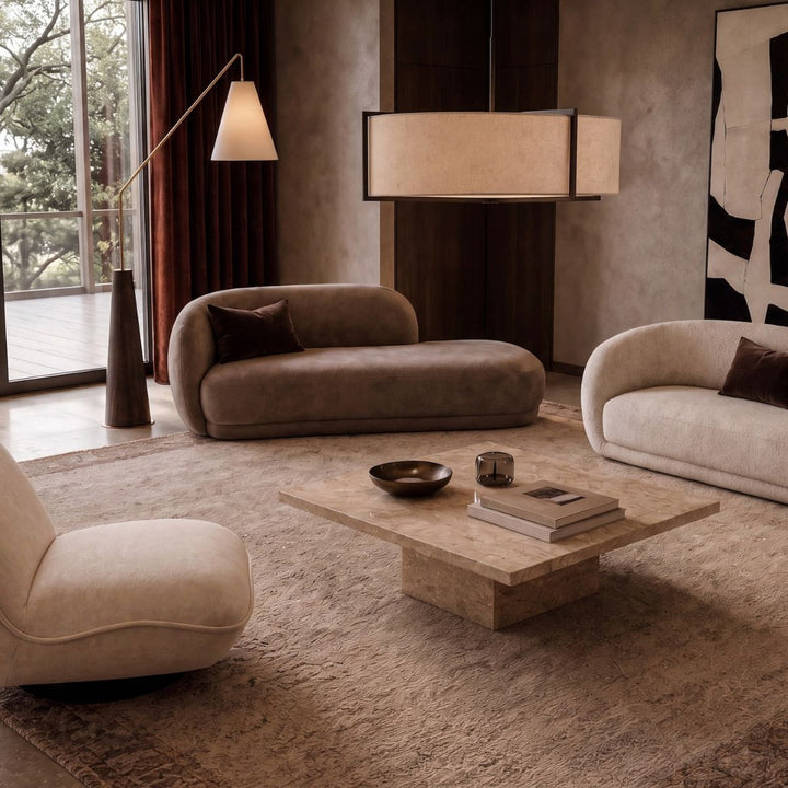 Curva Chaise Sofa (Crib 5) - Hopper Taupe