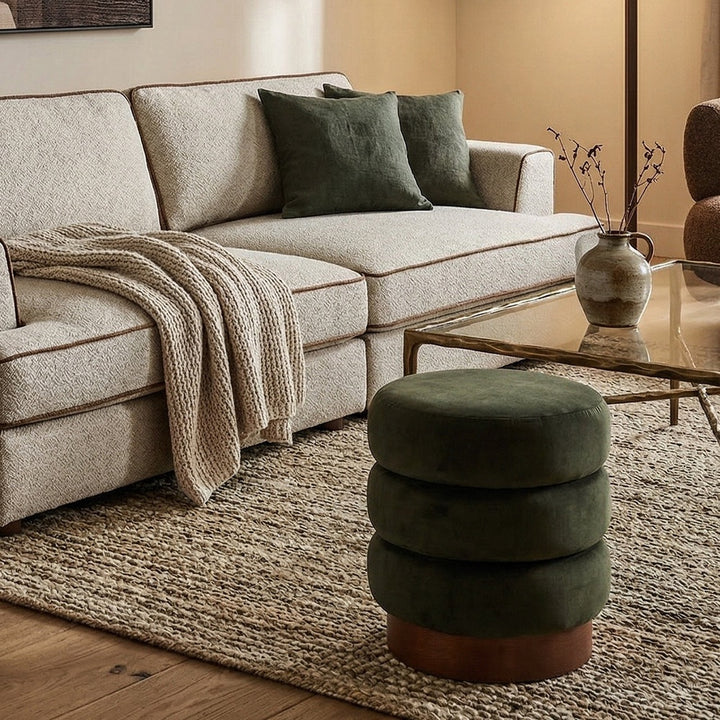 Trace Footstool (Crib 5) - Hopper Moss