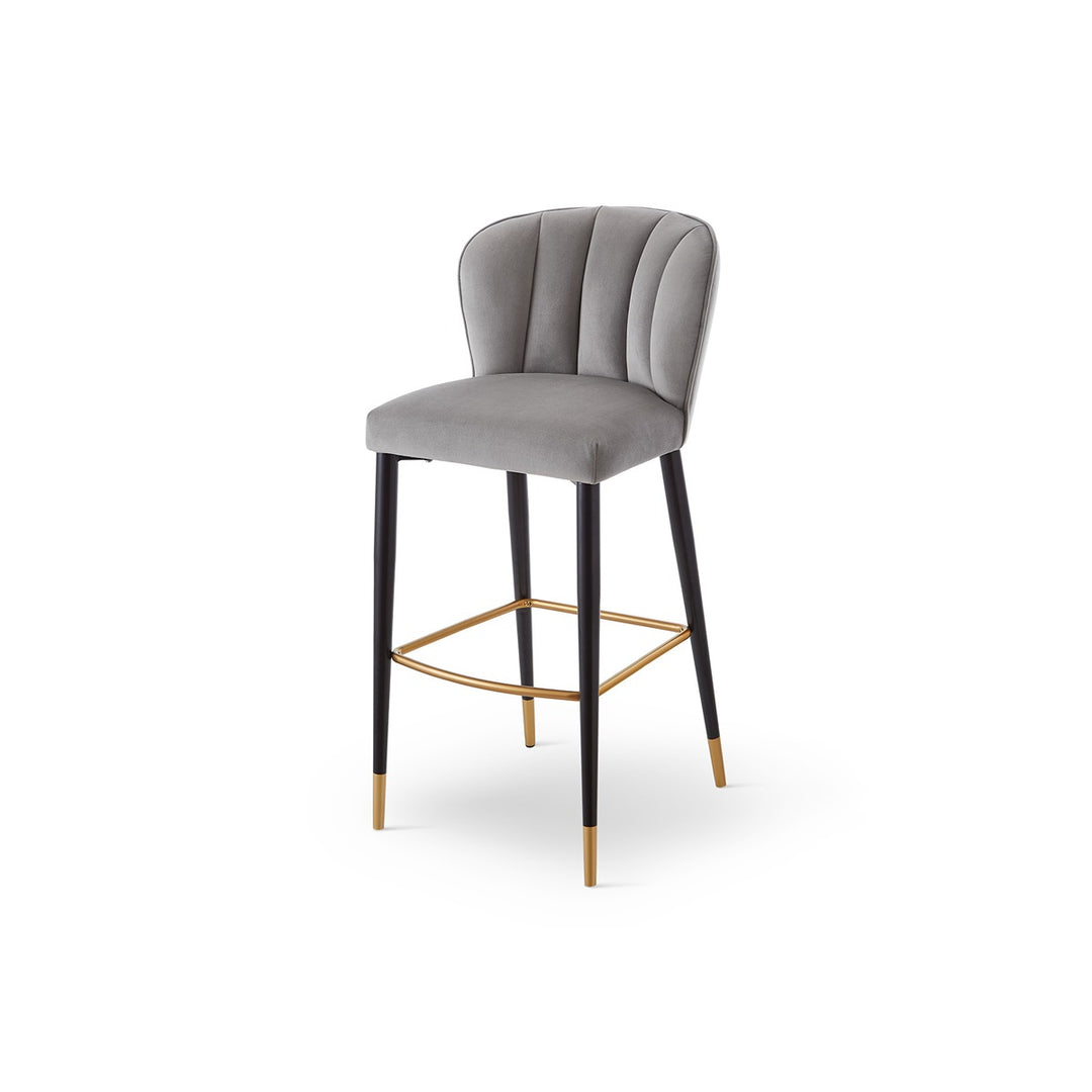 Maya Bar Stool Crib 5 - Megan Grey & Brushed Brass LiangAndEimil 2