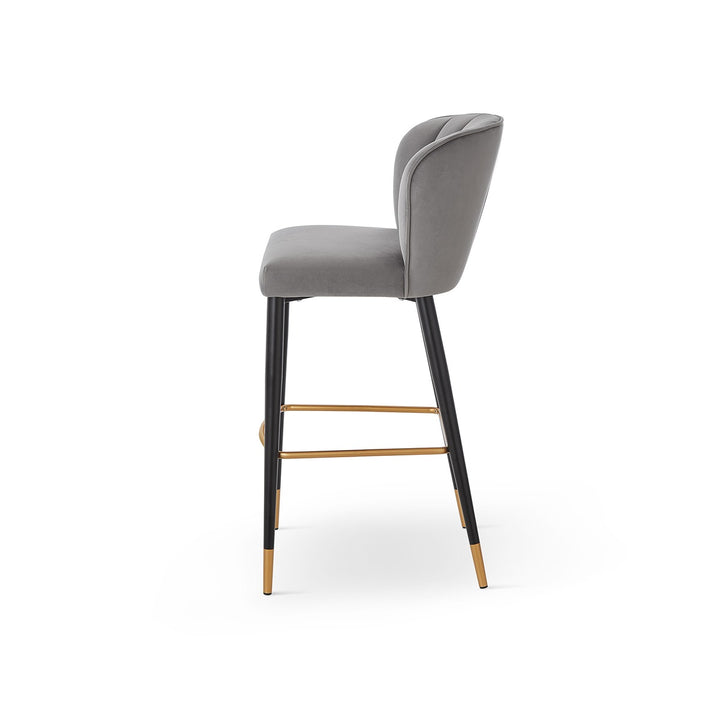 Maya Bar Stool Crib 5 - Megan Grey & Brushed Brass LiangAndEimil 3