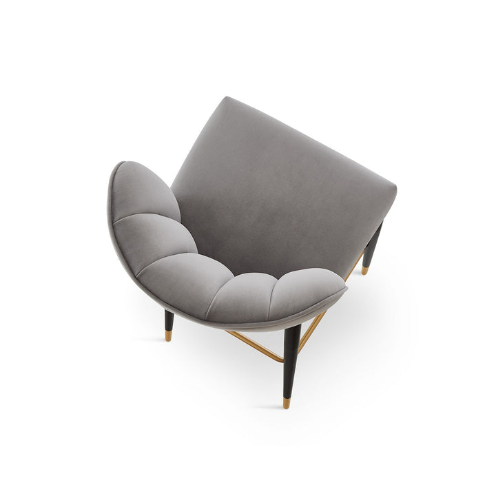 Maya Bar Stool Crib 5 - Megan Grey & Brushed Brass LiangAndEimil 4
