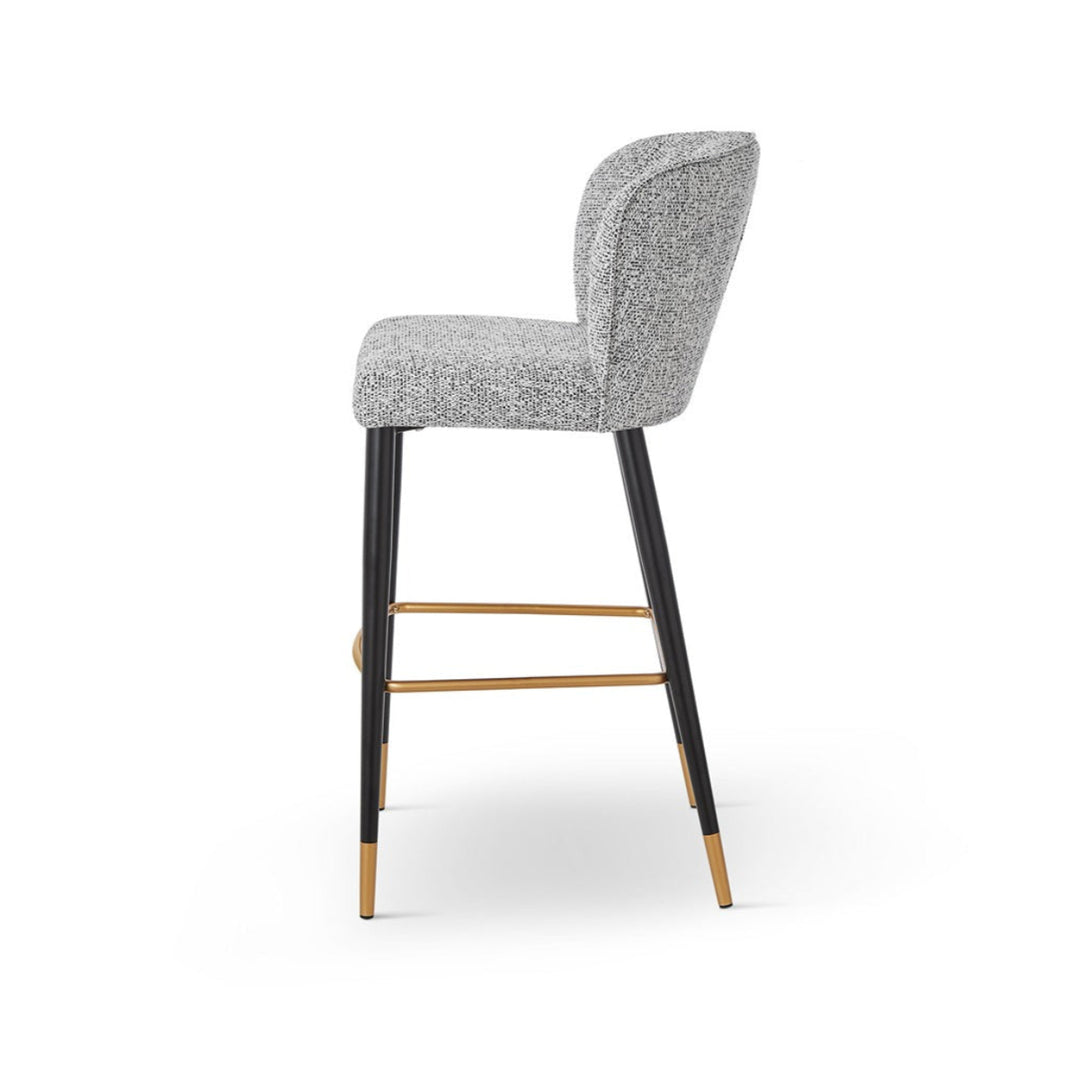 Maya Bar Stool Crib 5 - Talbot Freckle & Brushed Brass LiangAndEimil 4