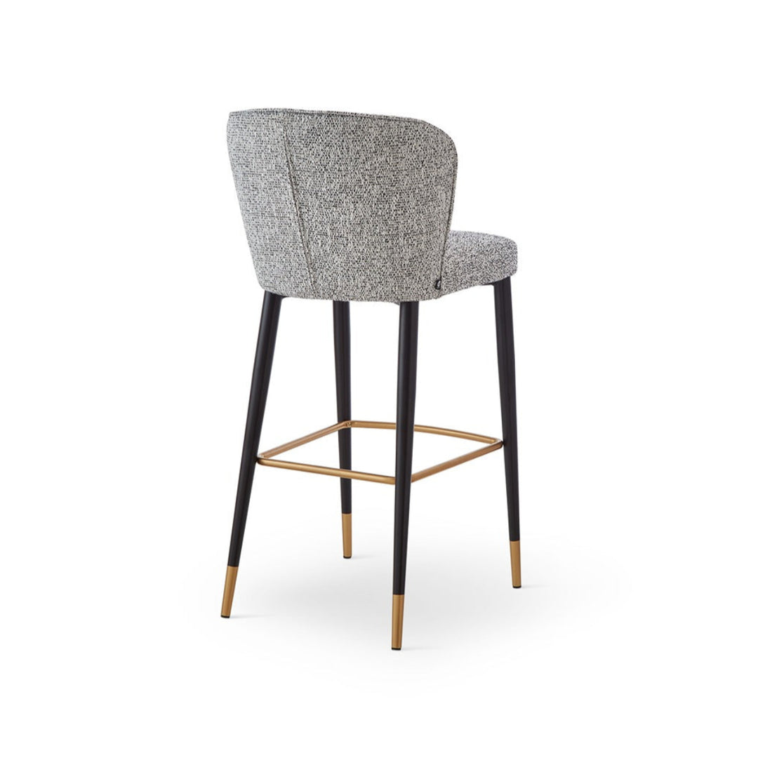 Maya Bar Stool Crib 5 - Talbot Freckle & Brushed Brass LiangAndEimil 6