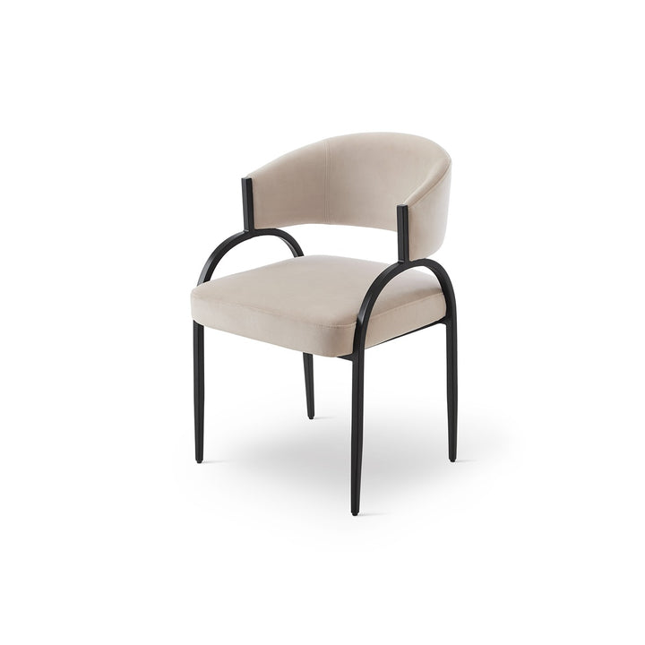Pavilion Dining Chair Crib 5 - Megan Pebble & Matt Black LiangAndEimil 2