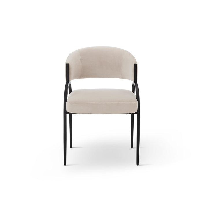 Pavilion Dining Chair Crib 5 - Megan Pebble & Matt Black LiangAndEimil 1