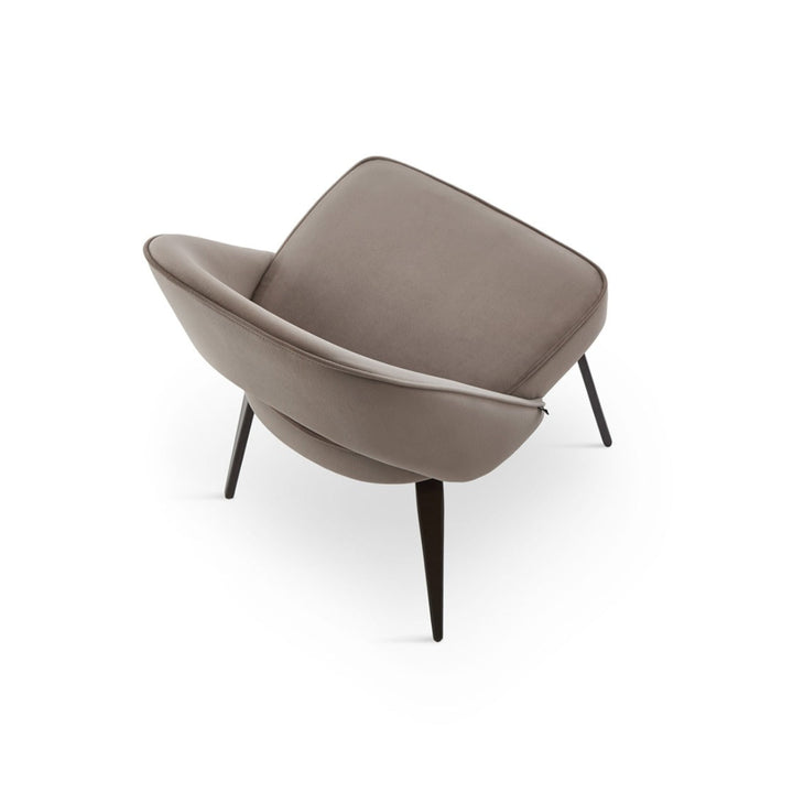 Yves Dining Chair Set of 2 Crib 5 - Megan Mink & Matt Black LiangAndEimil 5