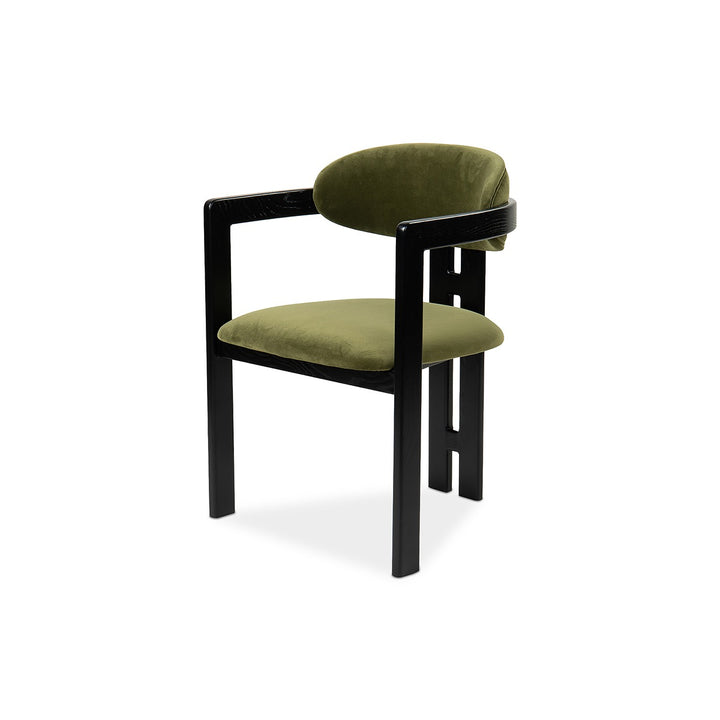 Neo Dining Chair Crib 5 - Kaster II Olive & Matt Black LiangAndEimil 1
