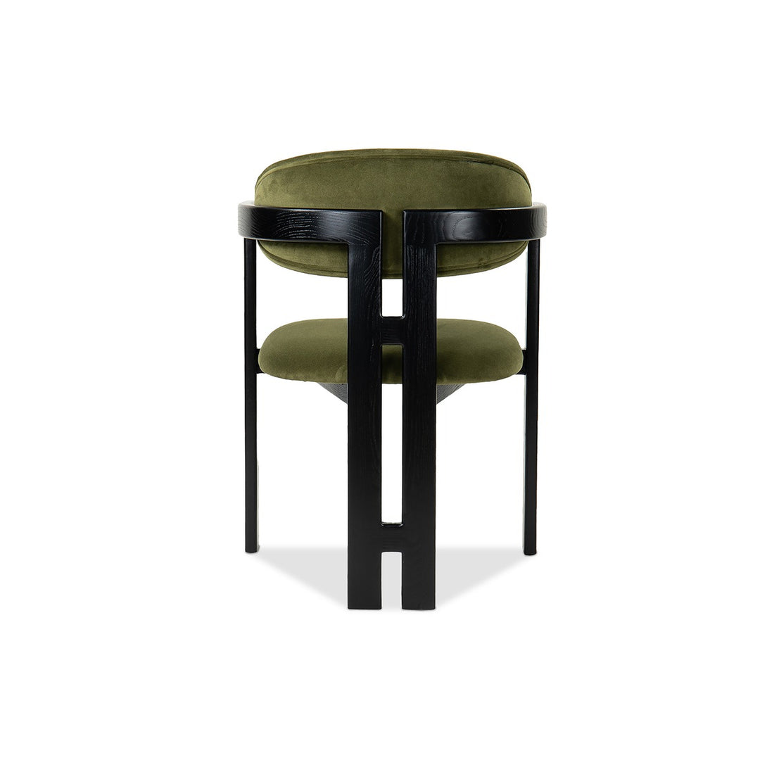Neo Dining Chair Crib 5 - Kaster II Olive & Matt Black LiangAndEimil 2