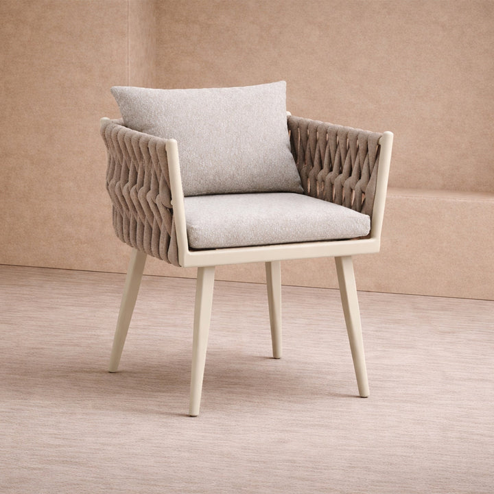Charly Outdoor Dining Chair (Crib 5) - Forest Beige