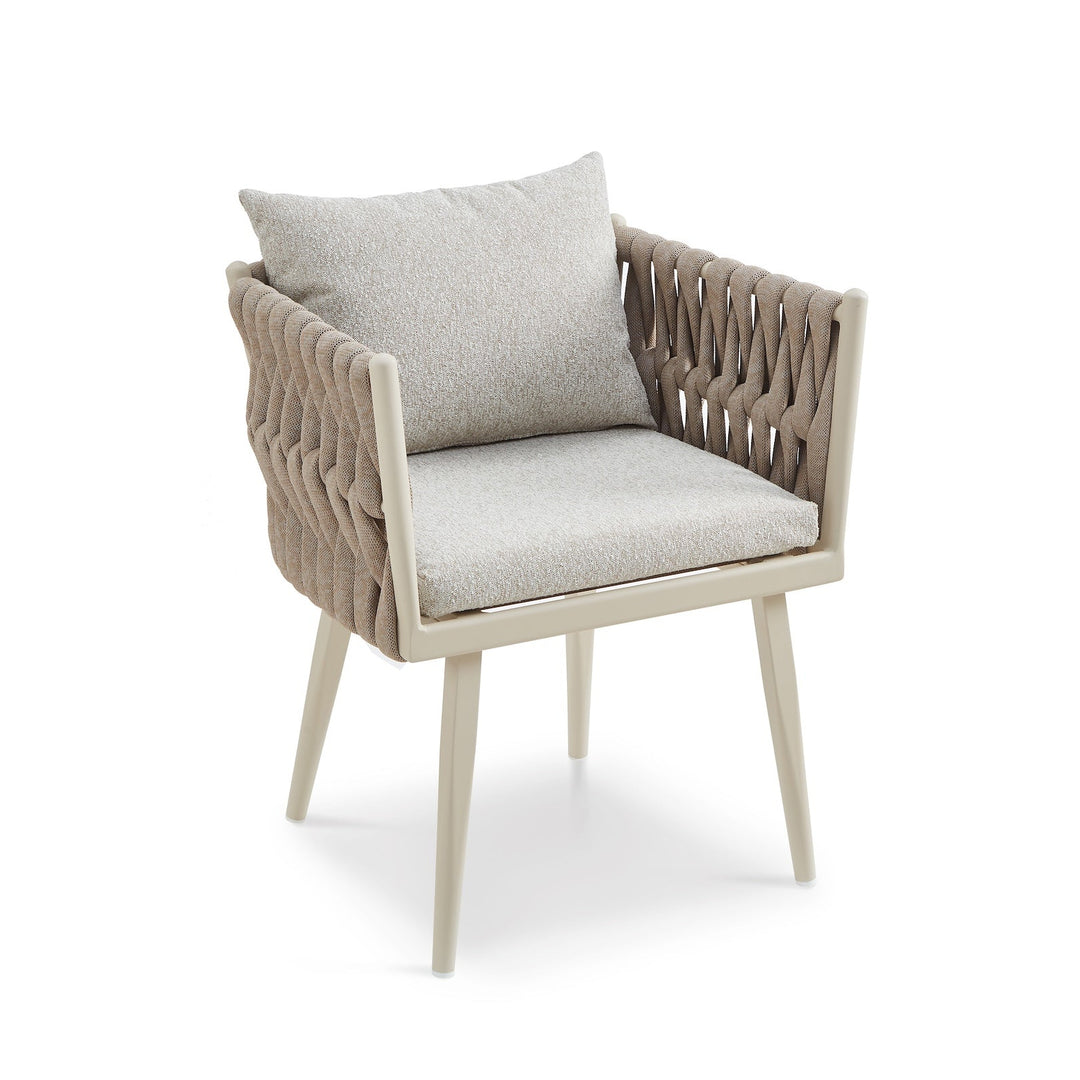 Charly Outdoor Dining Chair (Crib 5) - Forest Beige