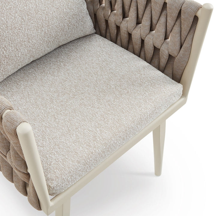 Charly Outdoor Dining Chair (Crib 5) - Forest Beige