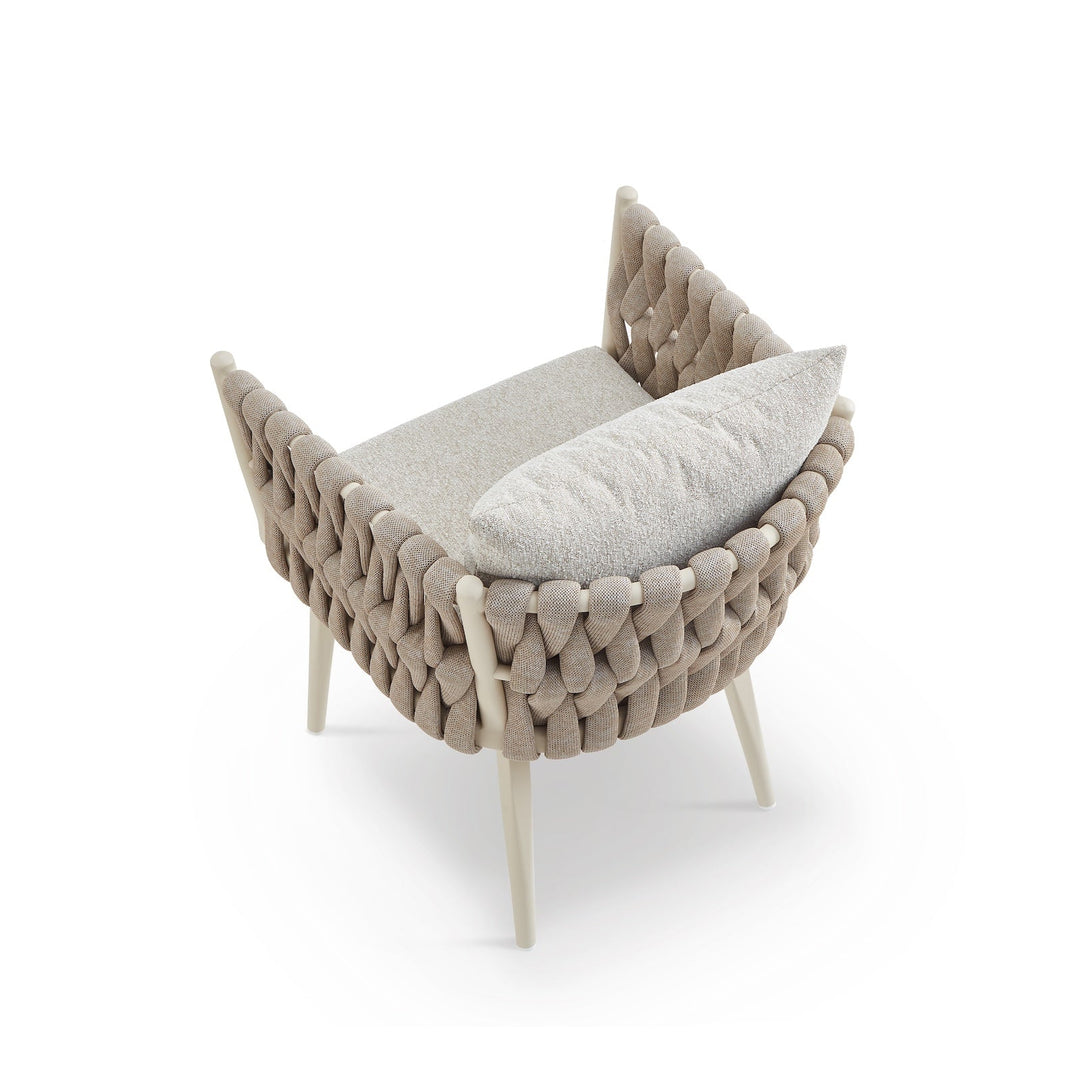 Charly Outdoor Dining Chair (Crib 5) - Forest Beige