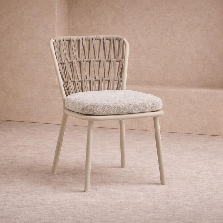 Ariana Outdoor Set of 2 Dining Chairs (Crib 5) - Forest Beige