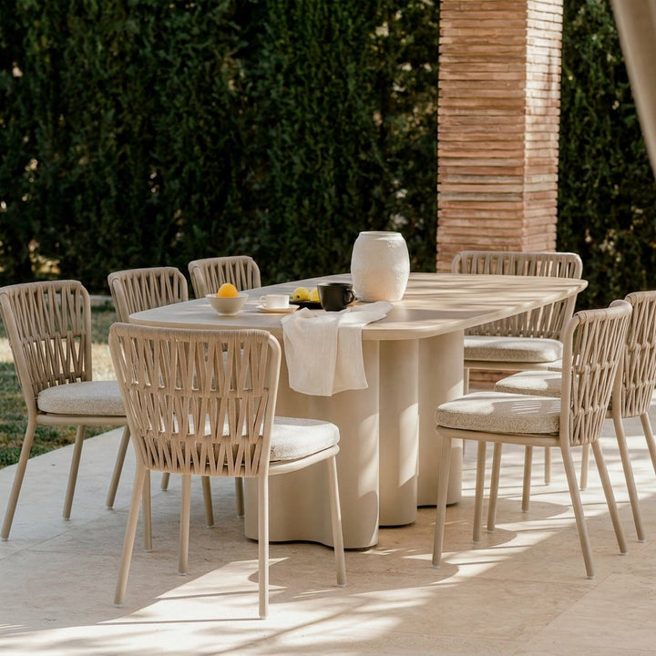 Ariana Outdoor Set of 2 Dining Chairs (Crib 5) - Forest Beige