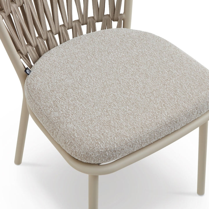 Ariana Outdoor Set of 2 Dining Chairs (Crib 5) - Forest Beige