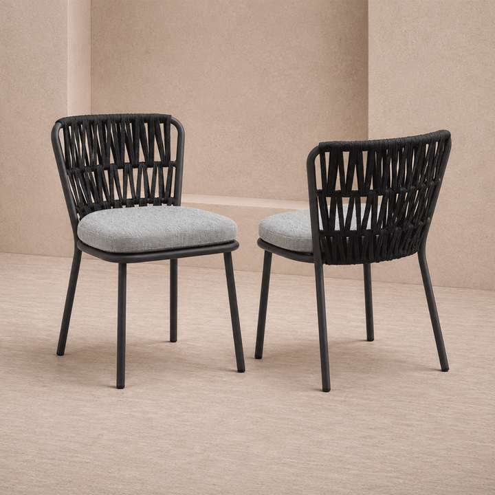 Ariana Outdoor Set of 2 Dining Chairs (Crib 5) - Hunter Stone